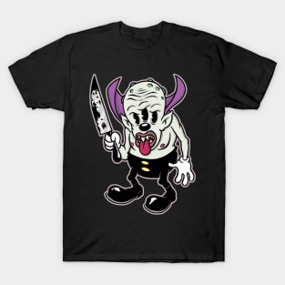 Triclops with Knife Creepy Cute Horror Kawaii Graphic T-Shirt